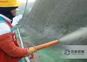 北京城建集团液压湿喷机施工视频