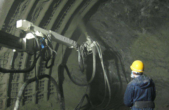 混凝土湿喷机械手在隧道施工中具有重要作用